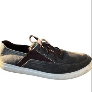 Sanuk Brown Shaka Lite Shoes Size 11 Canvas Comfort Shoes